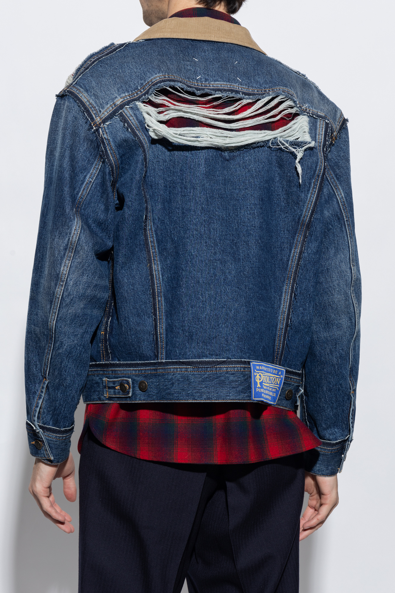 Maison Margiela Denim jacket with a vintage effect | Men's